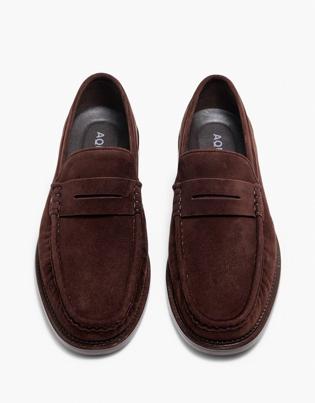 Aquila - Ringo Suede Penny Loafers