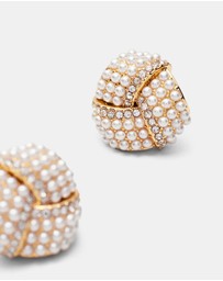 MIMCO - Tie The Knot Stud Earrings