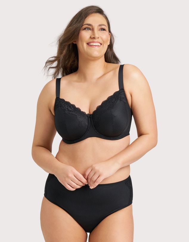 Ava & Audrey  - Ava & Audrey Jacqueline Smoothing Full Brief with Lace