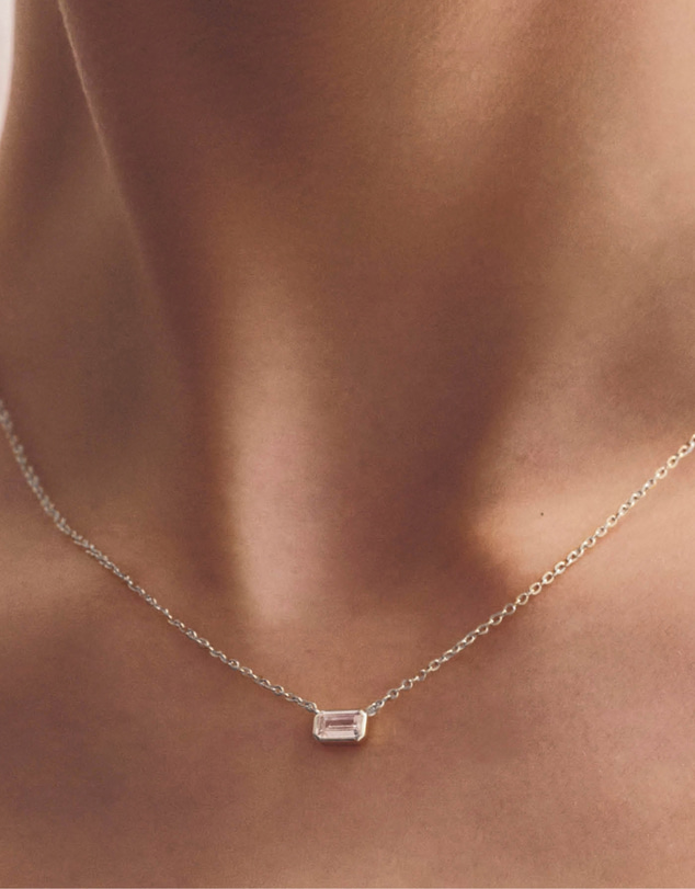 SAINT VALENTINE - Lineaire Necklace - Silver