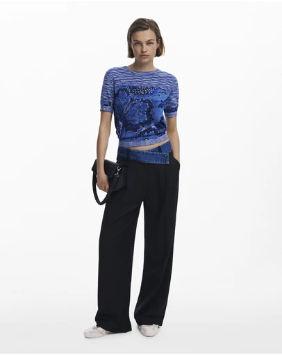 Desigual - Marbled Knit T-Shirt