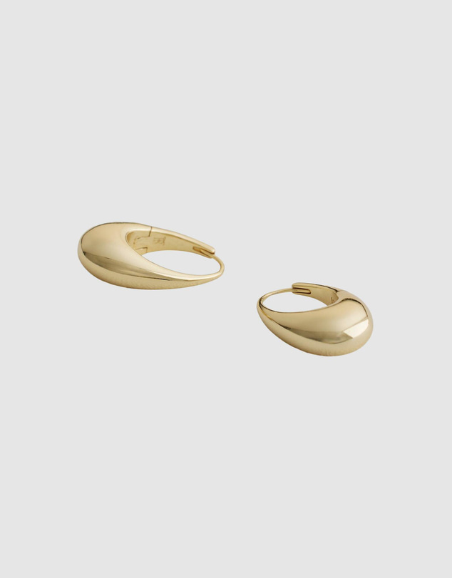 Trenery - Etty Teardrop Hoop Earrings