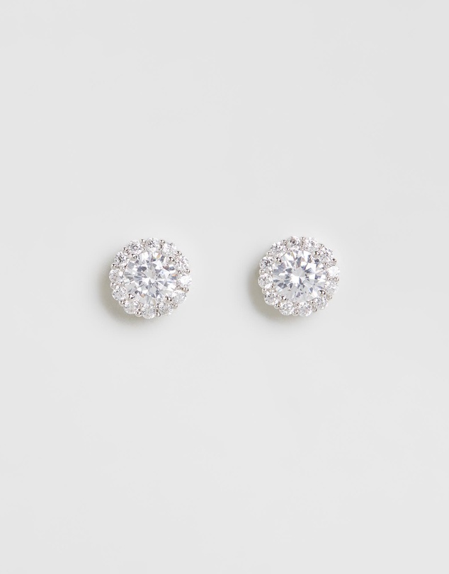 Stephanie Browne - Caulfield Earrings - Rhodium