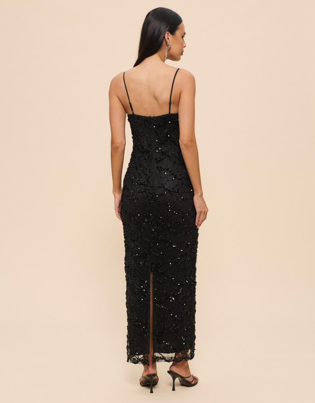 CHANCERY - Cleo Lace Sequin Maxi Dress