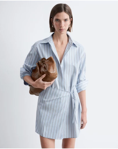 & Other Stories - Wrap Shirt Mini Dress