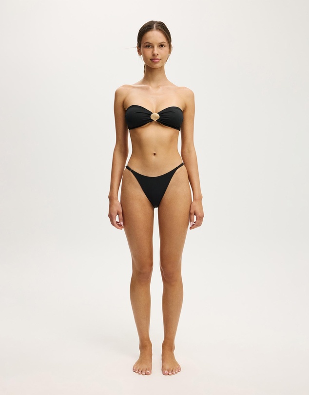 Cotton On Body - Strapless Gathered Bandeau Bikini Top