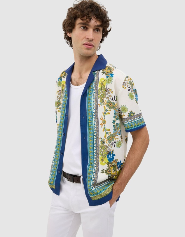 Politix - Andrew Floral Short Sleeve Shirt