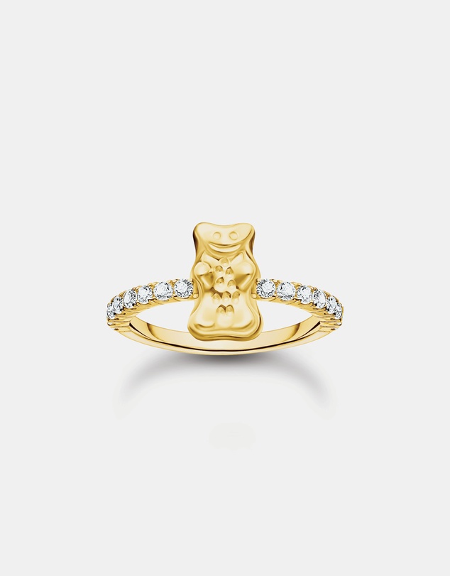 THOMAS SABO - THOMAS SABO Ring with Gold HARIBO goldbear and zirconia