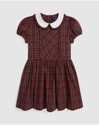 Polo Ralph Lauren - Plaid Ruffled Cotton Poplin Dress - ICONIC EXCLUSIVE - Kids