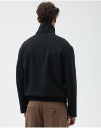 AERE - Cassian Funnel Neck Zip Jacket