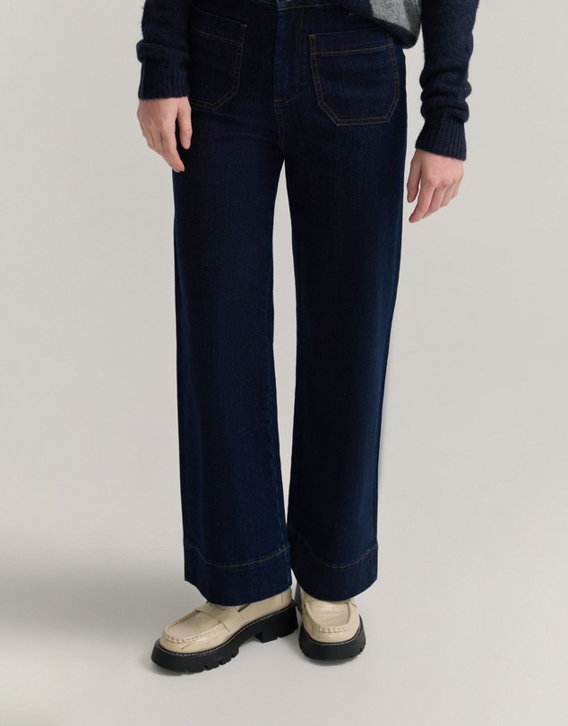 Oxford - Alexa Stretch Patch Pocket Jeans