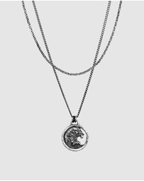 Haze & Glory - ICONIC EXCLUSIVE - Necklace Layer Coin Tide in 925 sterling silver