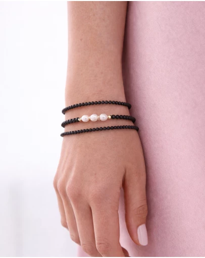 Miz Casa and Co - Crystal Beaded Bracelet Stack
