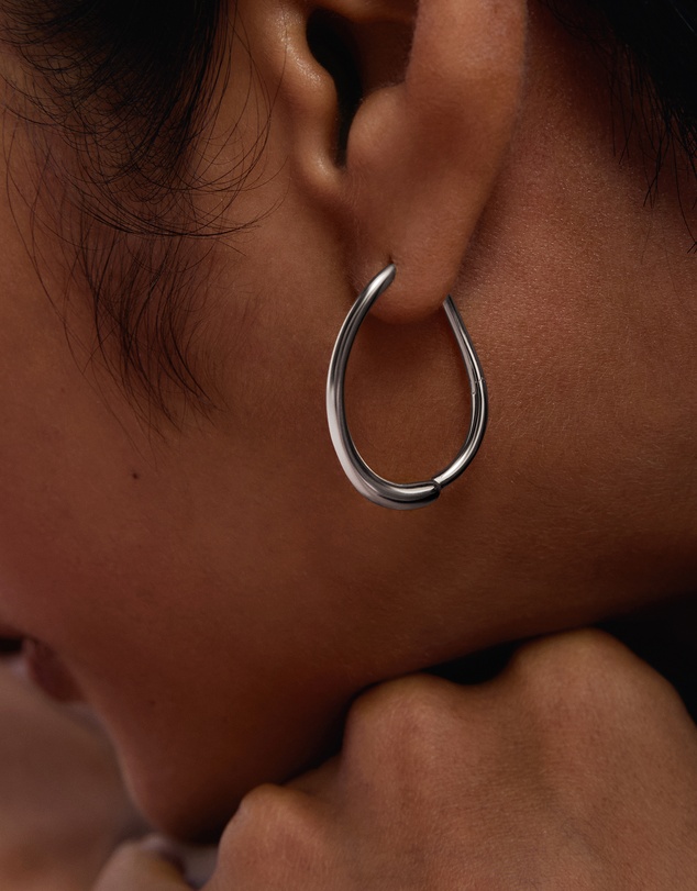 PDPAOLA - Halo Silver Hoops