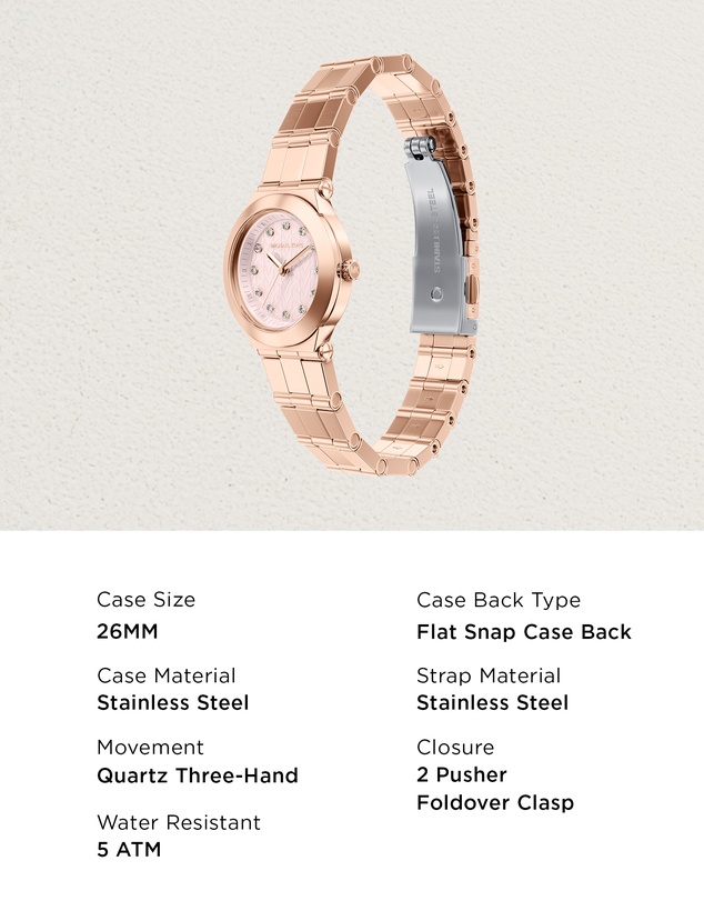 Michael Kors - Billie Rose Gold Analogue Watch
