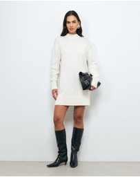 AERE - Elora Wool Blend Knit Dress