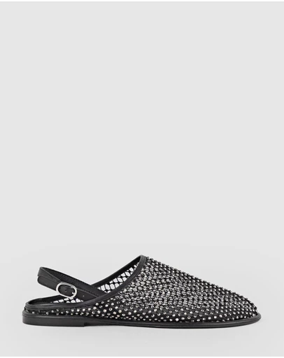 Edward Meller - FERAH Mesh Flat with Back Strap