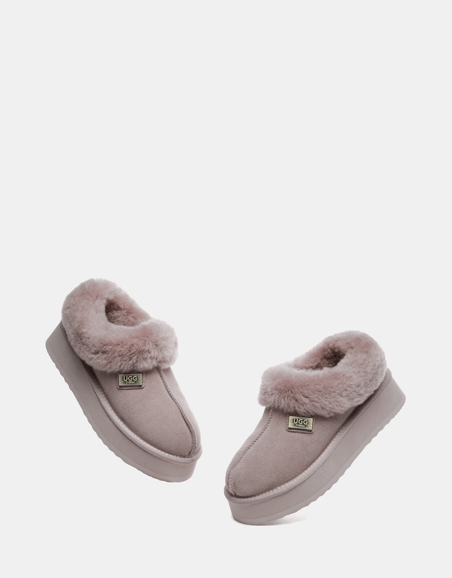 EVERAU - EverAU Ugg Gabri Cow Suede Upper House Shoes