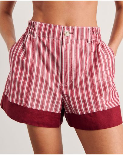 ivory/burgundy