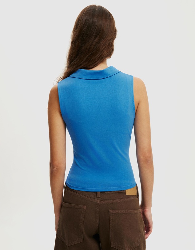 Cotton On - Gathered Front Polo