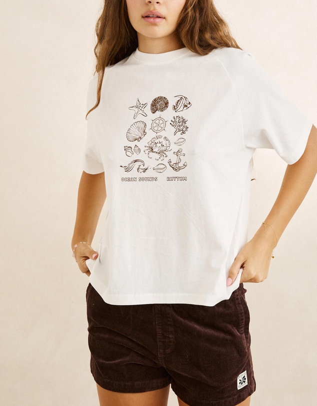 Rhythm - Ocean Sounds Raglan T-Shirt