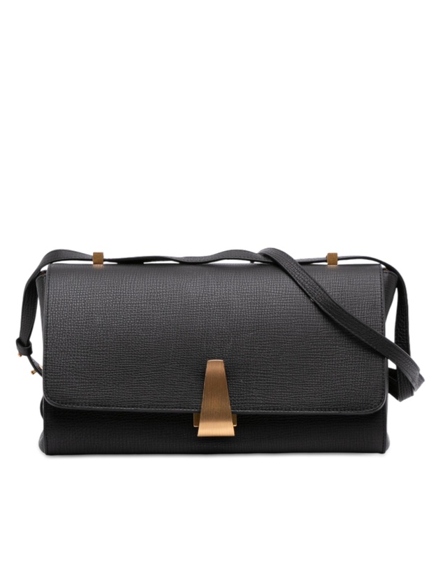 Bottega Veneta - Pre-Loved Grained Calfskin BV Angle Shoulder Bag