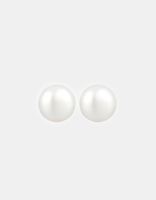 Elli Jewelry - Freshwater Pearl Stud Earrings in 925 Silver