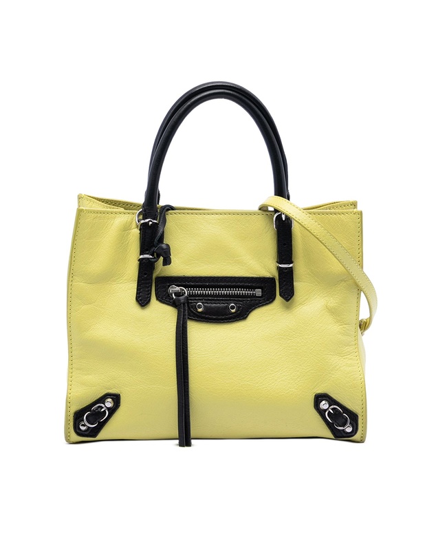 Pre-Loved by Azura Reborn - Pre-Loved Mini Bicolor Leather Papier A4 Zip Around Tote