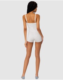 EDIKTED - Very Berry Lacey Romper