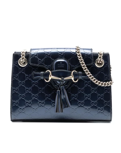 Pre-Loved by Azura Reborn - Pre-Loved Small Guccissima Patent Emily Shoulder Bag