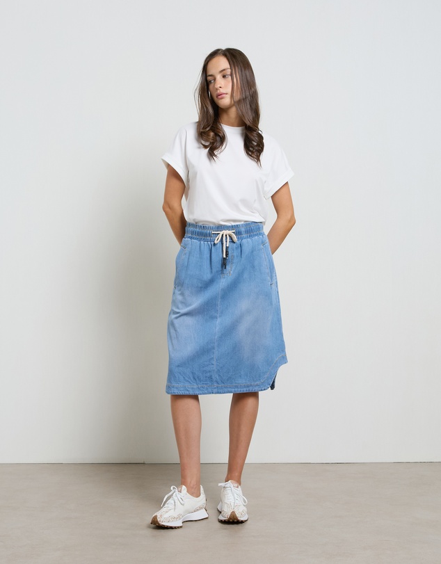 DRICOPER DENIM - Cecil Rodeo Blue Skirt