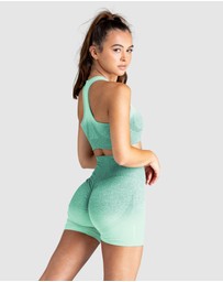 Doyoueven - Ombre Scrunch Seamless Shorts