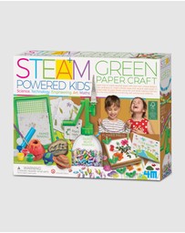 4M - 4M - STEAM Powered Kids - Green Paper Craft