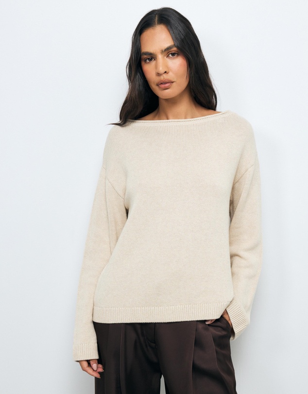 AERE - Nika Cotton Cashmere Knit Jumper