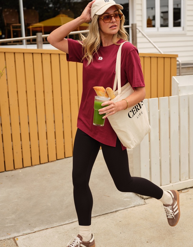 Ceres Life - Lola Longline Step Hem Tee
