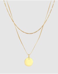 Kuzzoi - ICONIC EXCLUSIVE - Necklace Men Layer Figaro Venetian in 925 Sterling Silver Gold Plated