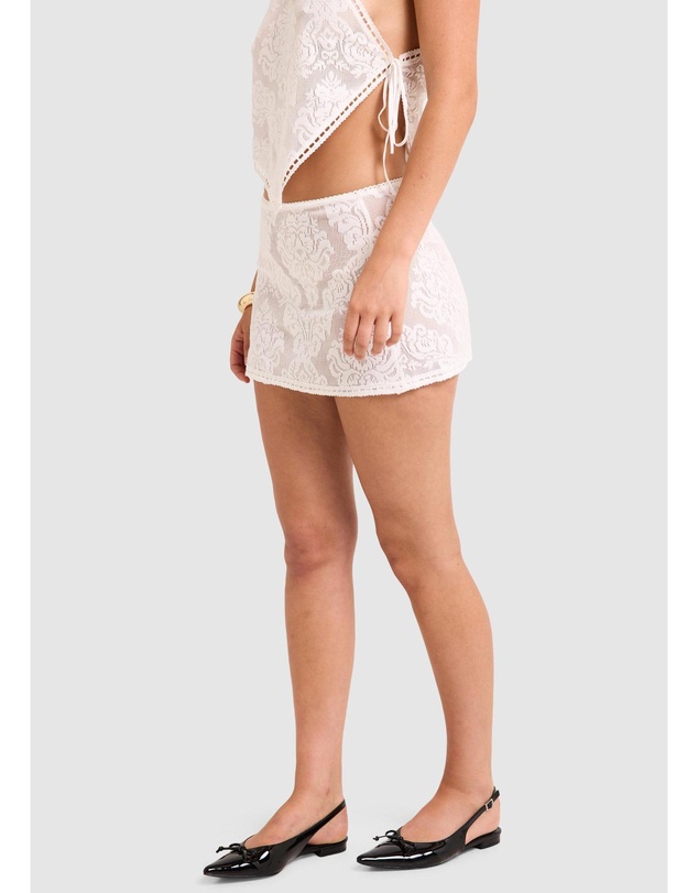Subtitled - Vista Lace Mini Skirt