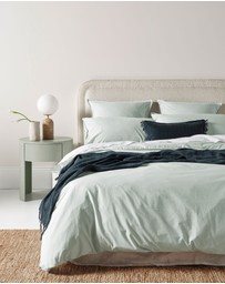 Aura Home - Evie Stonewash Organic Cotton Standard Pillowcase