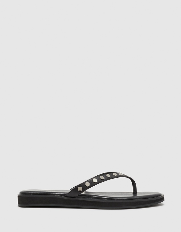 Nakedvice - The Tahnee Black Studded Thong