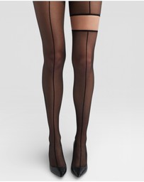 High Heel Jungle - Enigma Premium Cut Out Tights