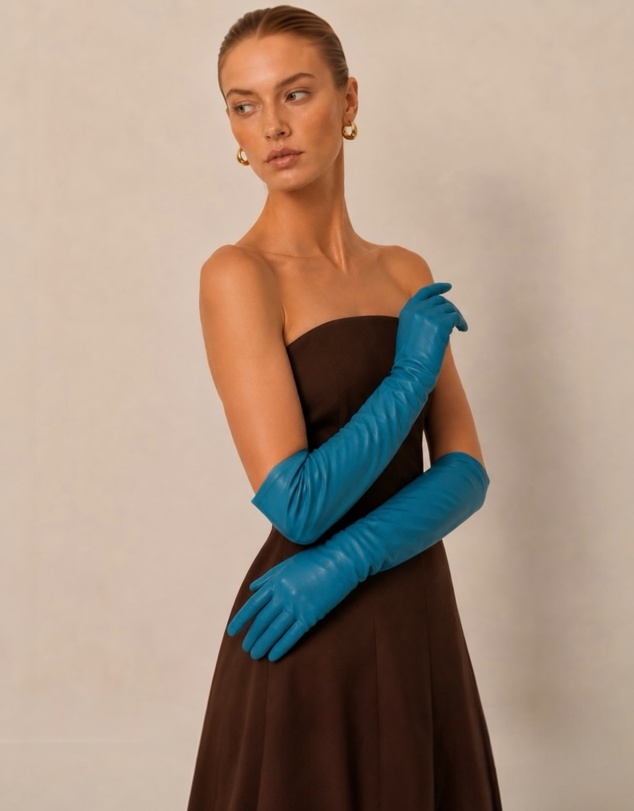 High Heel Jungle - Milana Opera-Length Leather Gloves