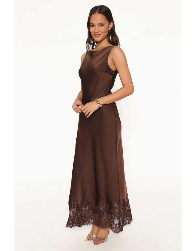 Petal & Pup - Honey Maxi Dress - Chocolate Brown
