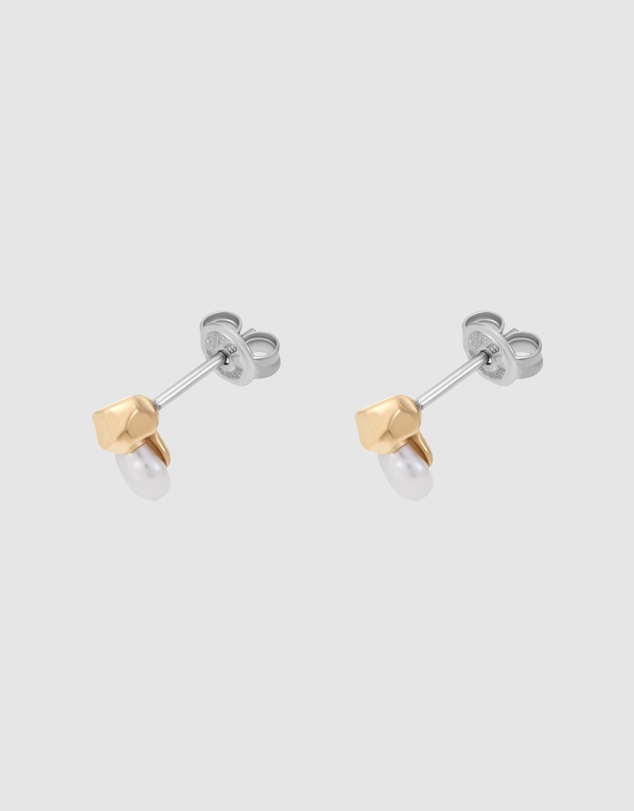 Skagen - Agnethe Pearl Gold-Tone Earring