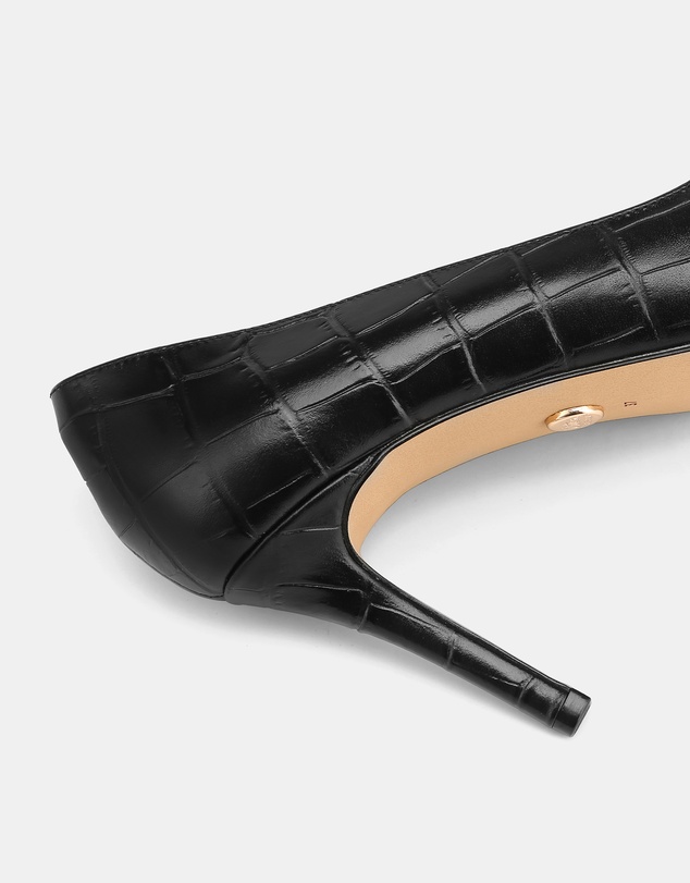 Wittner - Ravyn Croc Embossed Leather Pumps