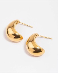 Lovisa - Waterproof Gold Plated Stainless Steel Small Bubble Hoop Earrings