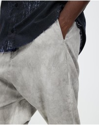 Surrounded By Ghosts - The Haxonite Super Low Crotch Tailored Denim Pants