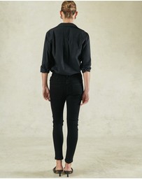 DRICOPER DENIM - Active Black Ankle Length Jeans