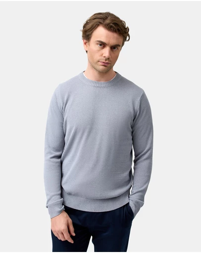 Brooksfield - Crew Neck Knit Boucle