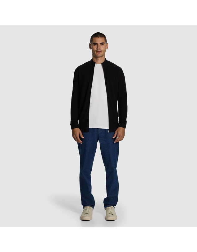 yd. - Adam Zip Through Knit Cardigan