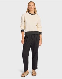 Academy Brand - Maggie Contrast Crew Sweat
